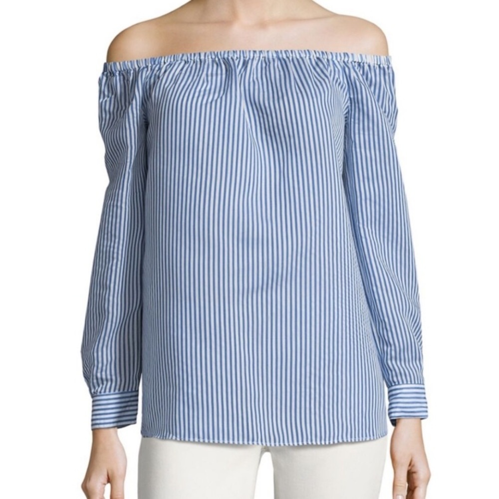Bcbgeneration Off-Shoulder Slit-Back Top - image 4